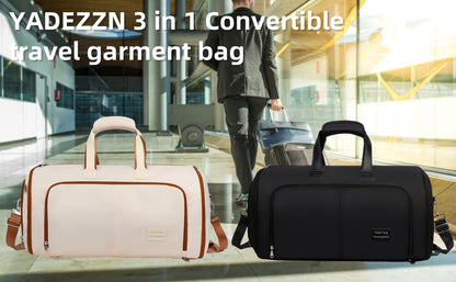 3-in-1 Travel Duffel Bag | Waterproof Garment Organizer